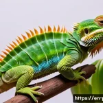 이색 애완동물 소개 - **Prompt 1: A Serene Reptile Encounter**
    "A young adult, dressed in casual, clean attire, gently...